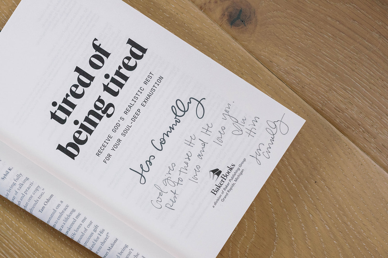 Tired of Being Tired: Signed Copy