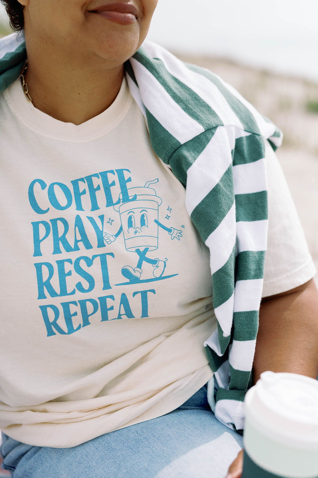 Coffee Pray Rest Repeat T-shirt
