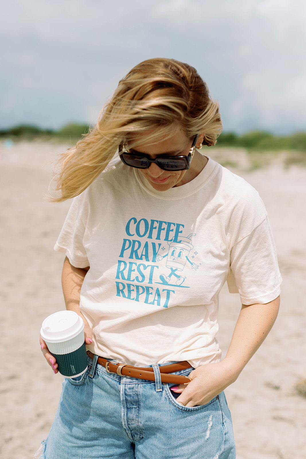 Coffee Pray Rest Repeat T-shirt