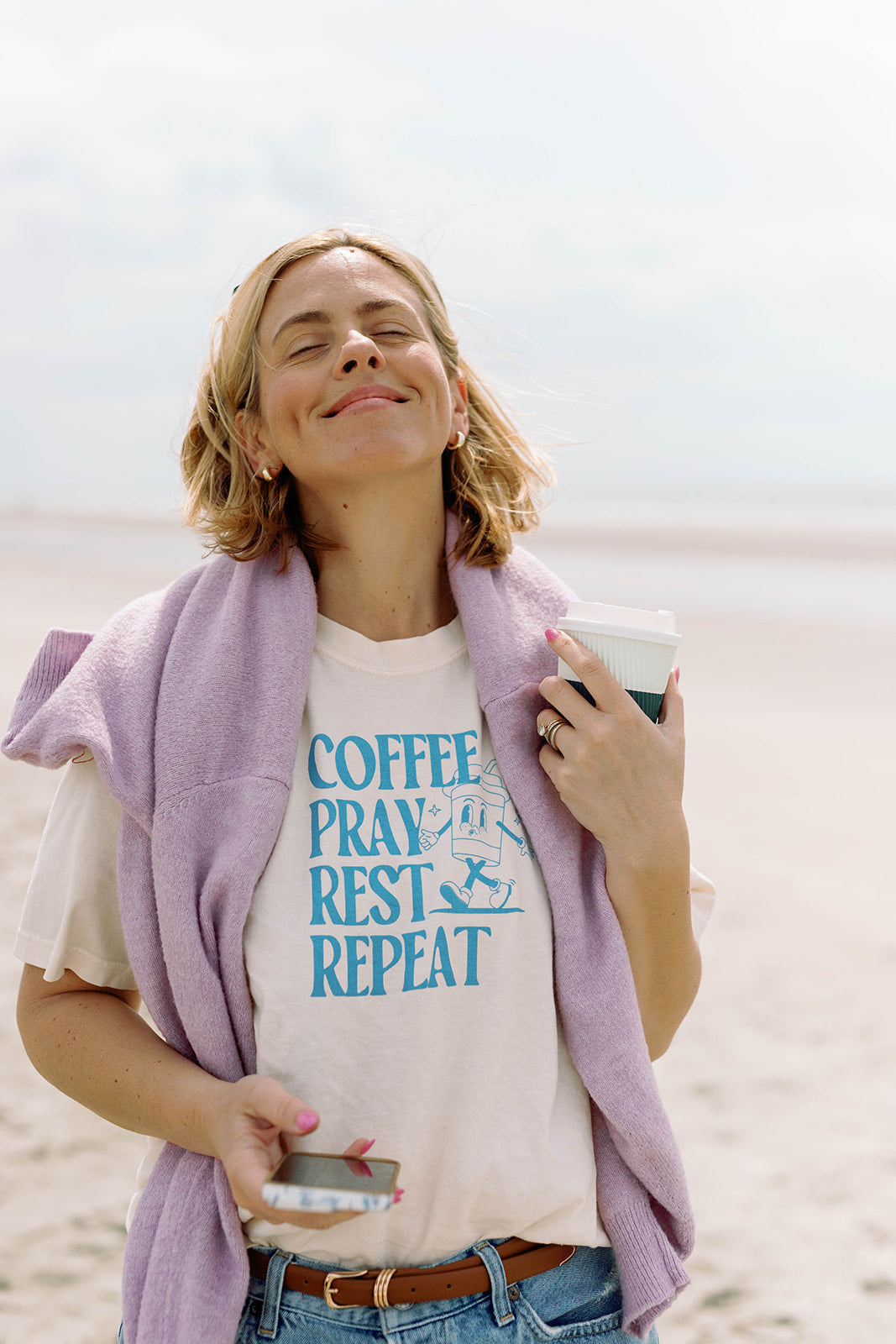 Coffee Pray Rest Repeat T-shirt