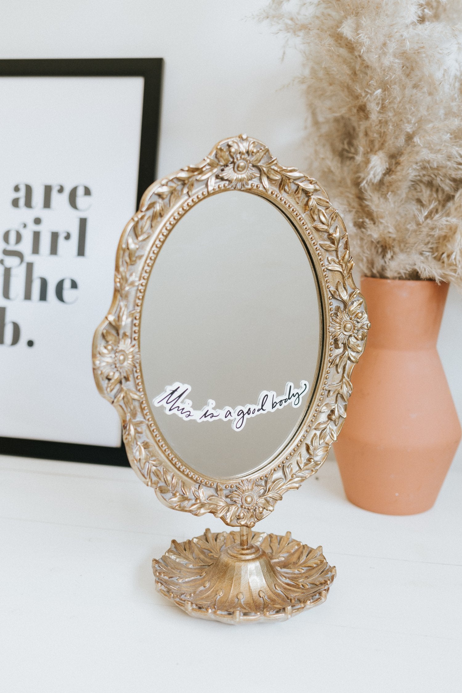 This is a Good Body Mirror Cling